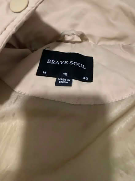 Photo of free Beige puffy jacket (SE12 lee) #2