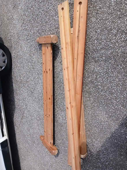 Photo of free Pine King size bed frame. (Bexhill TN40) #4