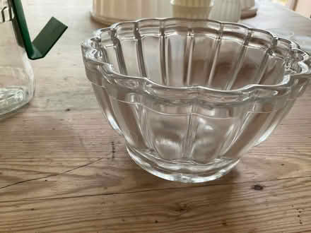 Photo of free 3 items. Glass jelly mould+tuppperware+bean sprouting jars (Weir Green GL2) #1