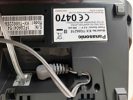 Photo of free Two Panasonic landline cordless phones (Malvern Link WR14) #2