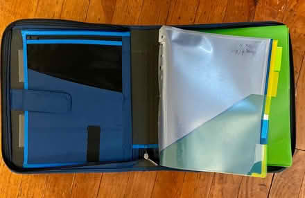 Photo of free Assortment student binders/org mats (Upper NW DC/Tenley vicinity) #2