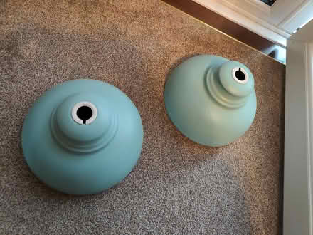 Photo of free Two metal lampshades (Derby DE24) #1