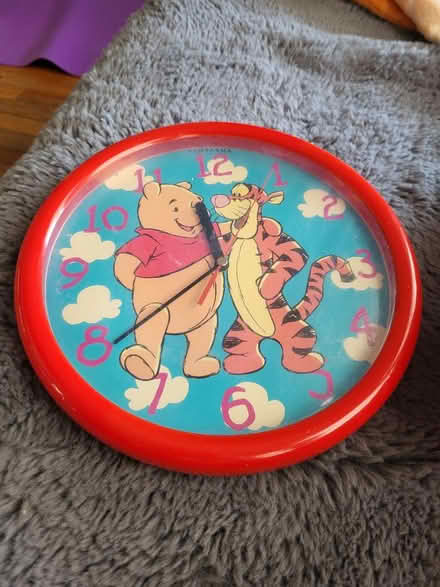 Photo of free Matching Tigger Clock & Rug (Near Downtown Ypsilanti) #2