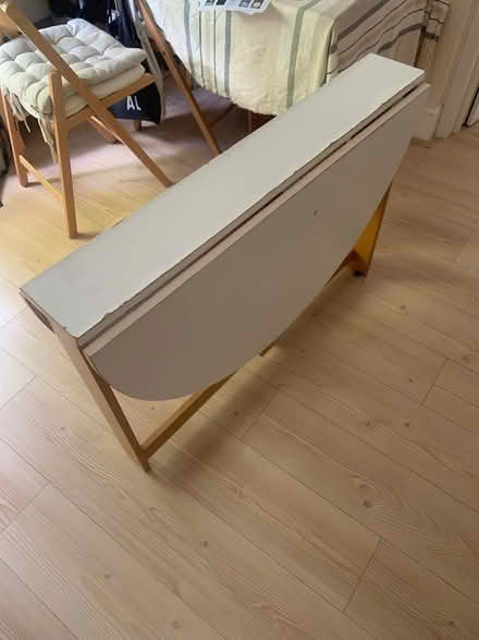 Photo of free Drop leaf circular table (Upper Holloway N19) #2