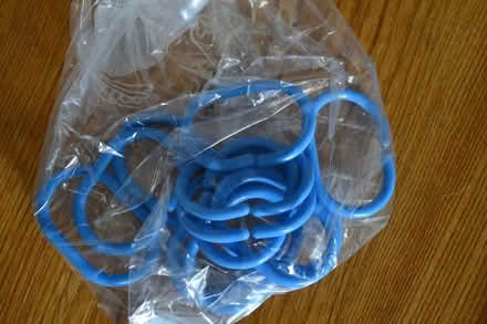 Photo of free Shower curtain rail with curtain and hooks (Glenrothes KY7) #2