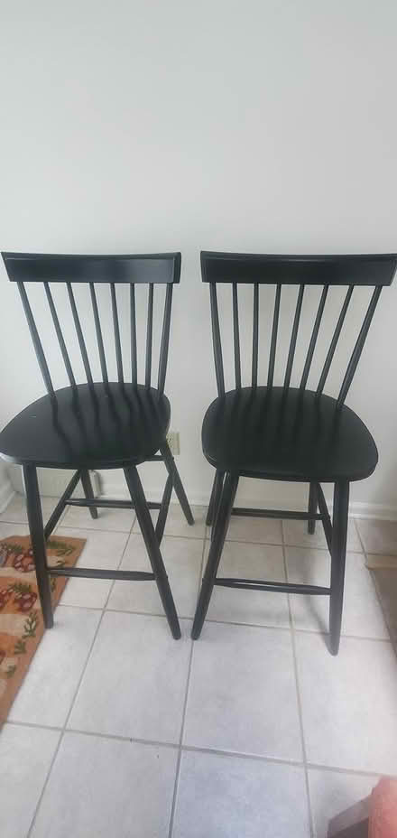 Photo of free Tall bar stools x 2 (Leesville Rd) #1