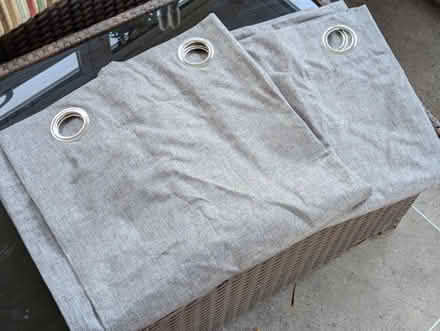 Photo of free Grey blackout curtains (pair) (Odd Down) #1