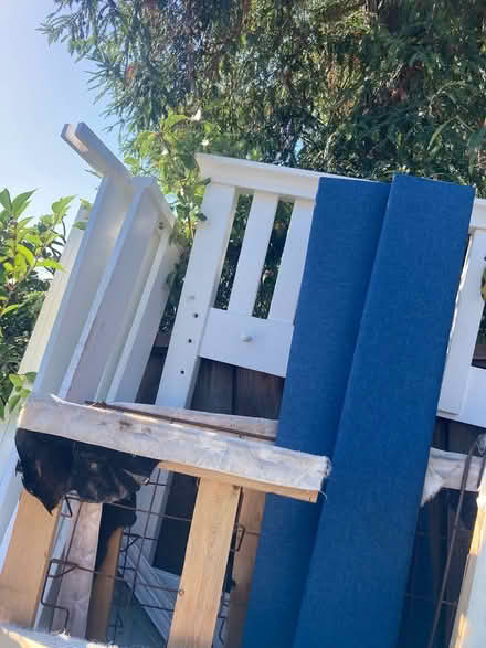 Photo of free Curb alert, twin, headboard & frame (Foothill Boulevard Cupertino) #2