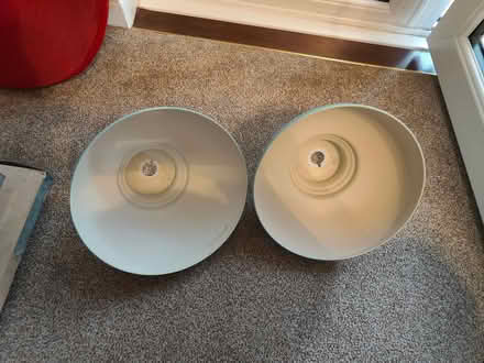 Photo of free Two metal lampshades (Derby DE24) #2