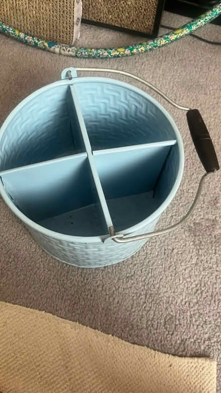 Photo of free Blue metal bucket (Harrow HA1) #1