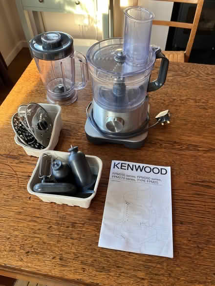Photo of free Kenwood food processor with attachments (Malvern Link WR14) #1