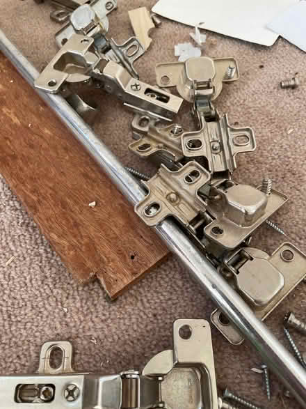 Photo of free Hinges, shelf brackets and miscellaneous (Sonning RG4) #1