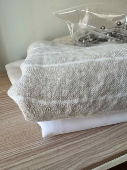 Photo of free Pottery Barn Linen Shower Curtain (Upper West Side) #3