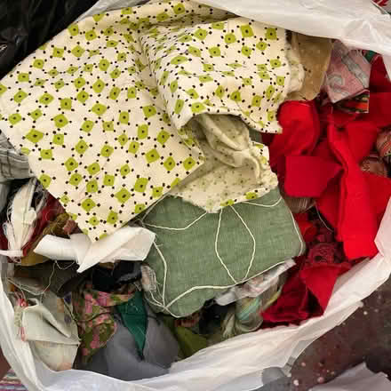 Photo of free 8 large bags of fabric scraps (Maxwell Park) #1
