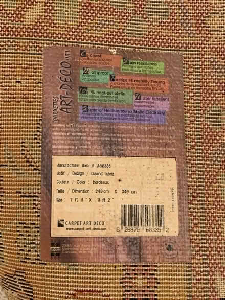 Photo of free 8’x11’ rug (Lexington) #2