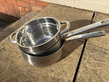 Photo of free Stainless steel saucepans (Hinksford DY6) #1