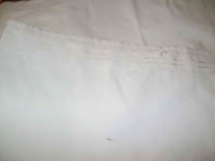 Photo of free White unfinished curtain linings (2)- very thick (Great Moor SK2) #2