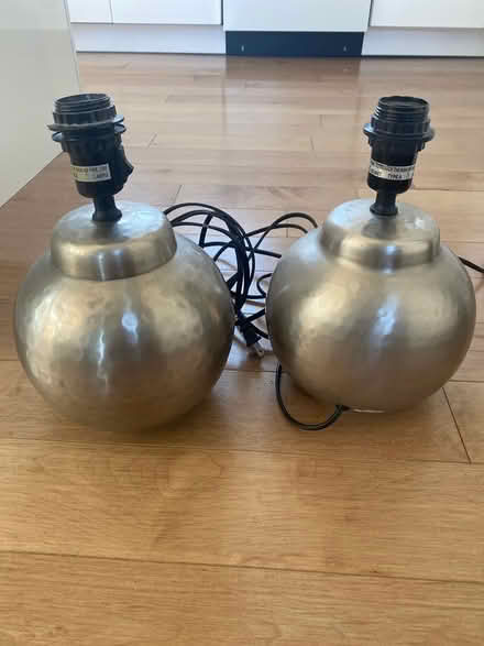 Photo of free Lamps - hammered pewter (Nepean) #1