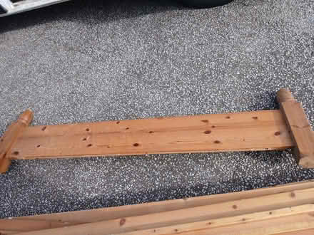Photo of free Pine King size bed frame. (Bexhill TN40) #1
