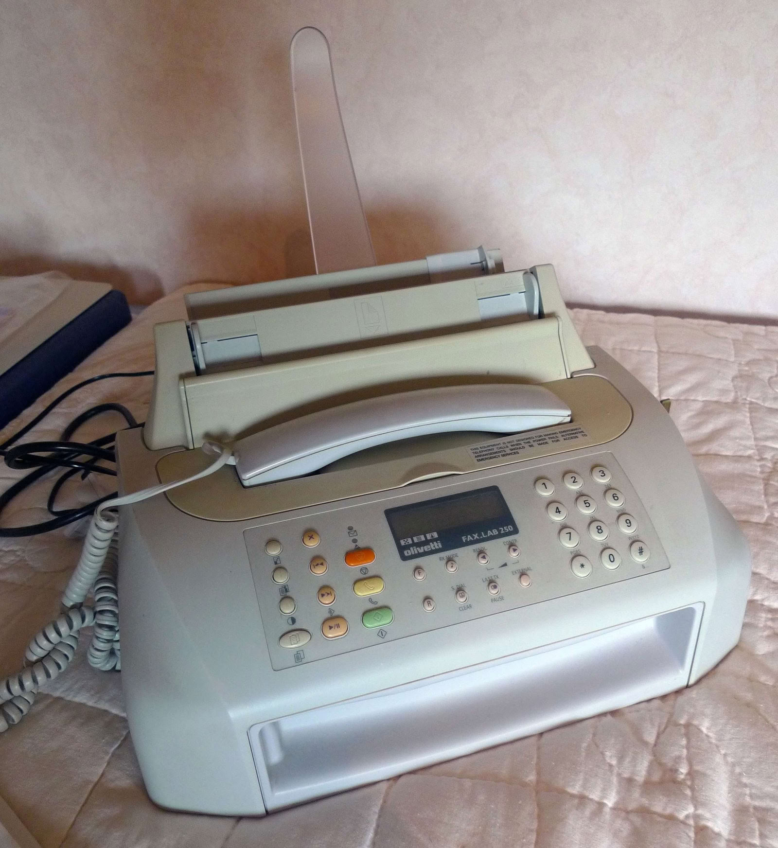 Free: Olivetti Fax-Lab 250 fax machine with phone handset (Woodheys ...