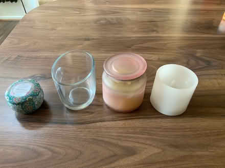 Photo of free Empty candle Jars (Rushey Mead LE4) #1