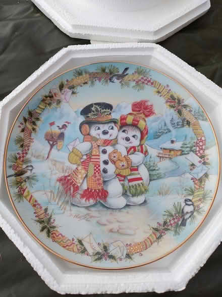 Photo of free Decorative Christmas plates x 2 (Great Totham) #4