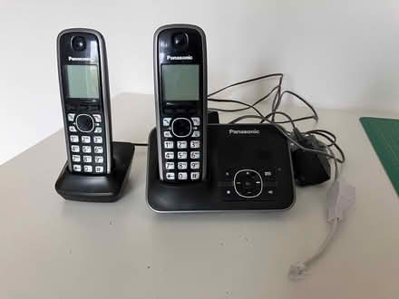 Photo of free Two Panasonic landline cordless phones (Malvern Link WR14) #1