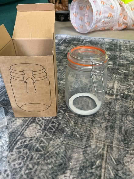 Photo of free 1000ml mason jar brand new (RG2 Shinfield) #1