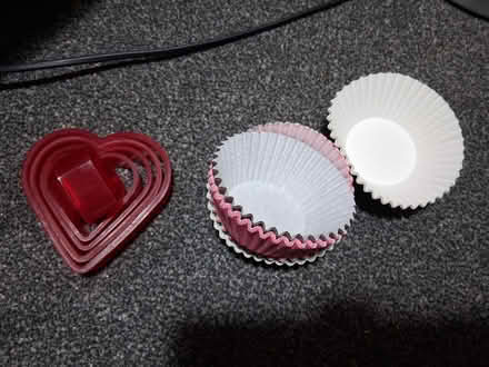 Photo of free Cupcake liners and cookie cutters (Sprowston NR7) #1