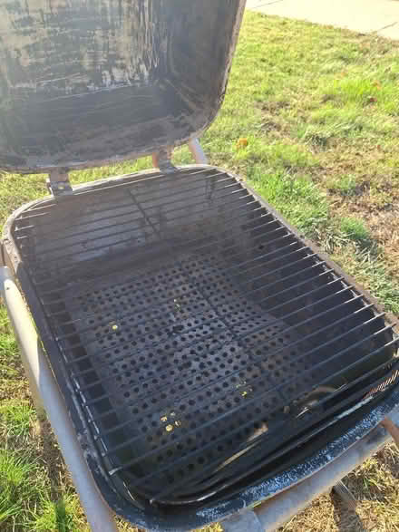 Photo of free Cast aluminum charcoal BBQ (9314 Ancient Oak Lane) #3