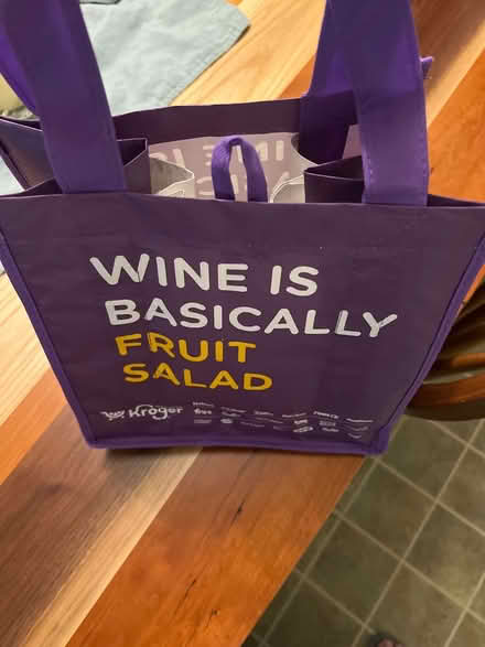 Photo of free Kroger wine tote-6 bottle bag (S Section) #1