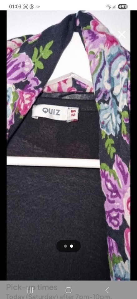 Photo of free Cardigan and scarf (Fallowfield M14.) #2