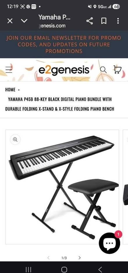 Photo of Electric portable piano (Van nuys) #2