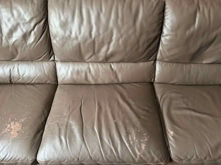 Photo of free Leather Sofa (Goffs Oak) #3