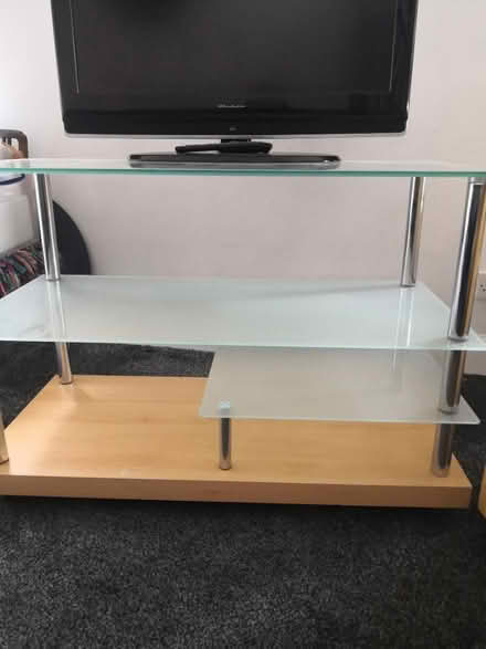 Photo of free Glass and wood table (Edgbaston B16) #1