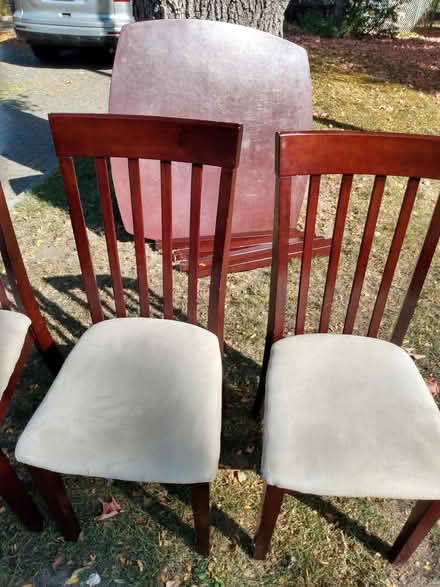 Photo of free Dining Chairs & Table (Near Baseline Rd. & Clyde Ave.) #1