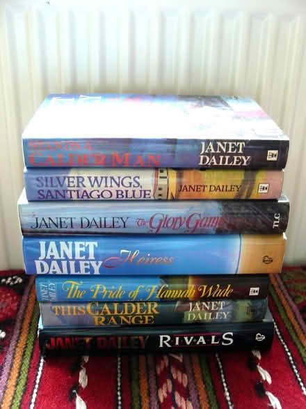 Photo of free Vintage 'Janet Dailey' HB Books (Woodside WD25) #1