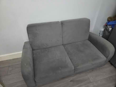 Photo of free 2 seater grey sofa (CR0 Croydon) #2