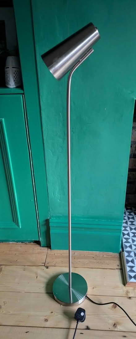 Photo of free Brushed chrome standing lamp (BS31LG) #1