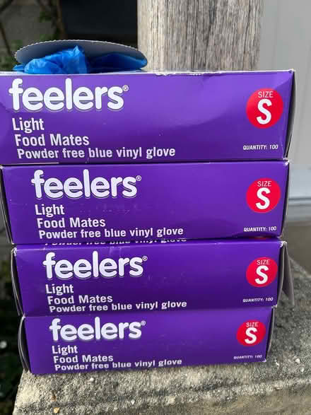 Photo of free Vinyl Gloves: 4 boxes, Small (Long Sutton, Nr Langport) #1