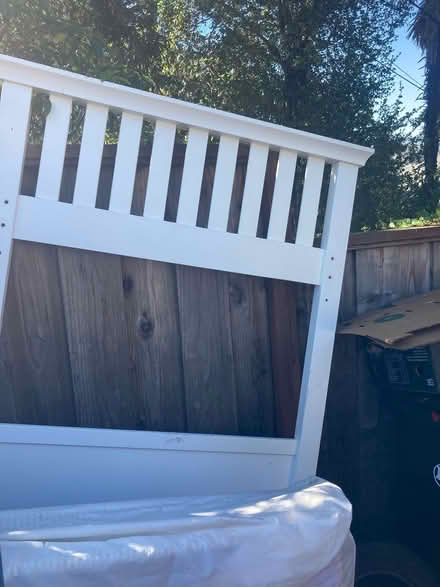 Photo of free Curb alert, twin, headboard & frame (Foothill Boulevard Cupertino) #1