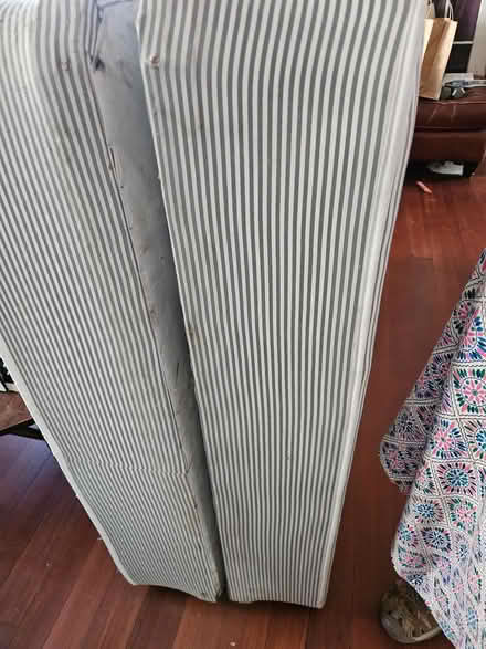 Photo of free queen size split box spring (Roxbury) #4