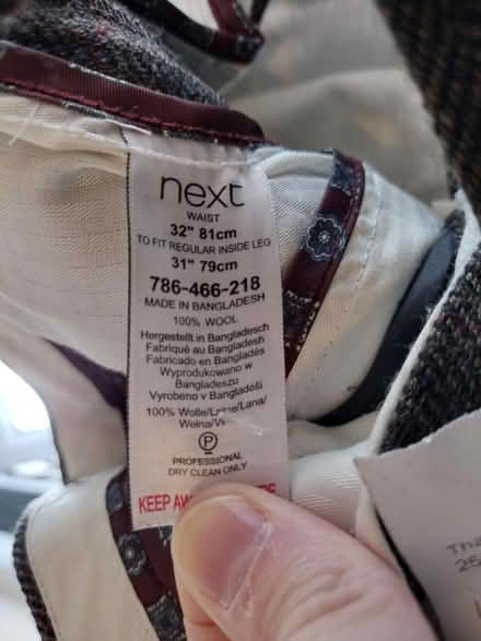Photo of free Brown 100% Wool Suit (Wellesbourne, CV35) #3