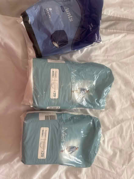Photo of free Incontinence pads and pants (SG2 8UR) #1