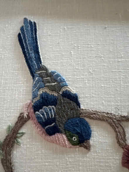 Photo of free Crewel bird art (Highland Ave, RWC) #2