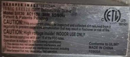 Photo of free Ionizer air purifier (Trend Arlington) #1