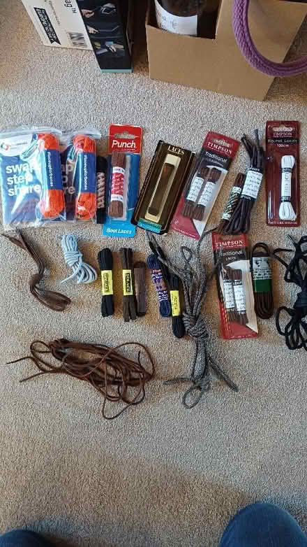 Photo of free shoe laces, assorted! (Theale RG7) #1