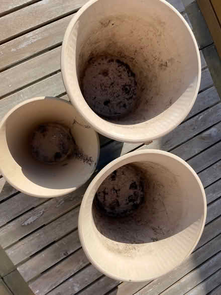 Photo of free 3 x garden plant pots (Katesgrove, Reading, RG2) #2
