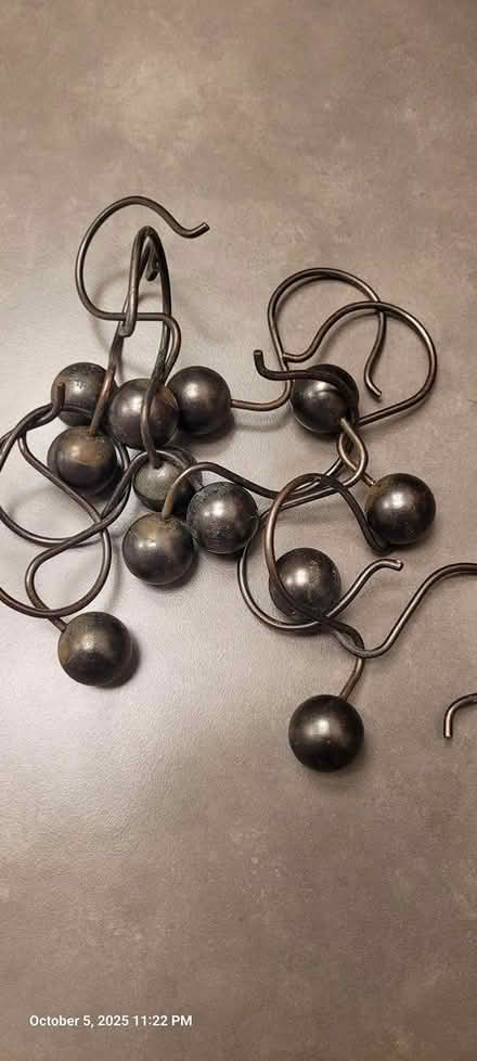 Photo of free Shower curtain hooks (San Jose) #1