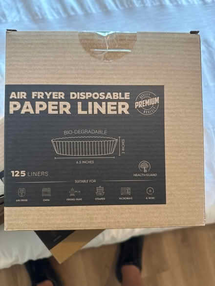 Photo of free 8 boxes of air fryer disposable paper liners (Halton LA2) #2